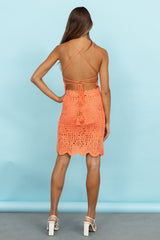 Boho Chic Heart Dress Tangerine