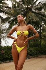 HELLO MOLLY Subtropic Swim Bottom Lemon