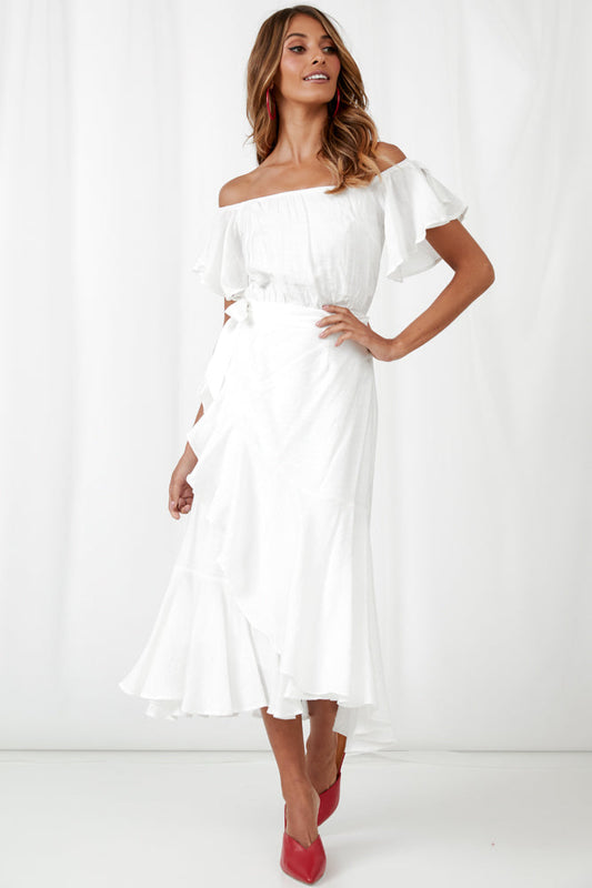 Good As You Midi Dress White