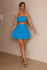 Amara Crop Blue