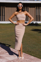 Fresh Air Maxi Skirt Beige