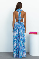 So Outta Control Maxi Dress Blue