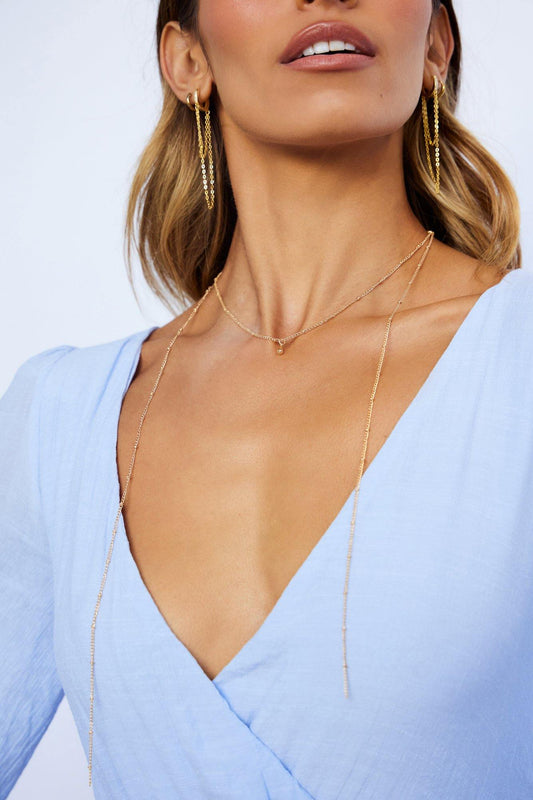 Torn Apart Necklace Gold