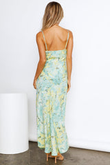 No Yesterday Maxi Dress Green