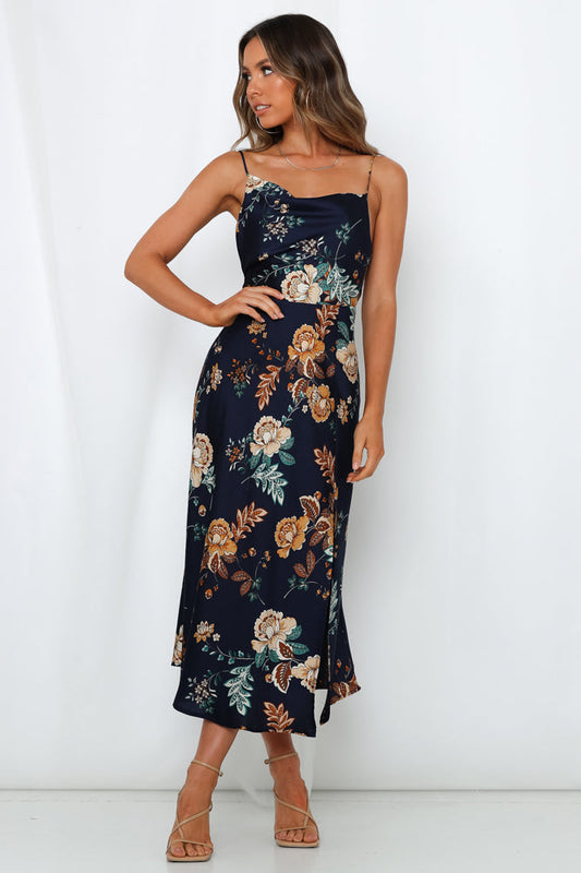 Atlas Maxi Dress Navy