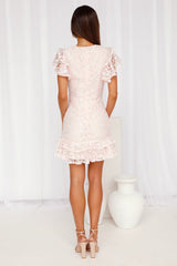 High Tea Vibes Dress Pink