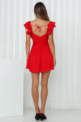 Wheel Of Fortune Dress Red