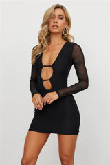 RUNAWAY Kapri Mini Dress Black