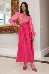 Relentlessly Beautiful Maxi Dress Pink