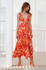 Free Love Maxi Dress Red