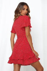 Seek It Out Dress Red