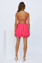 Sweet Maria Romper Hot Pink