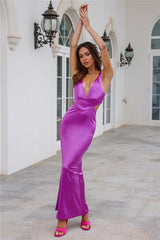 Sunset Views Midi Dress Purple