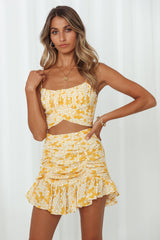 Secret Hideout Crop Top Yellow