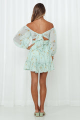 Night Garden Dress Mint