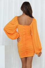 Shine For Us Dress Orange