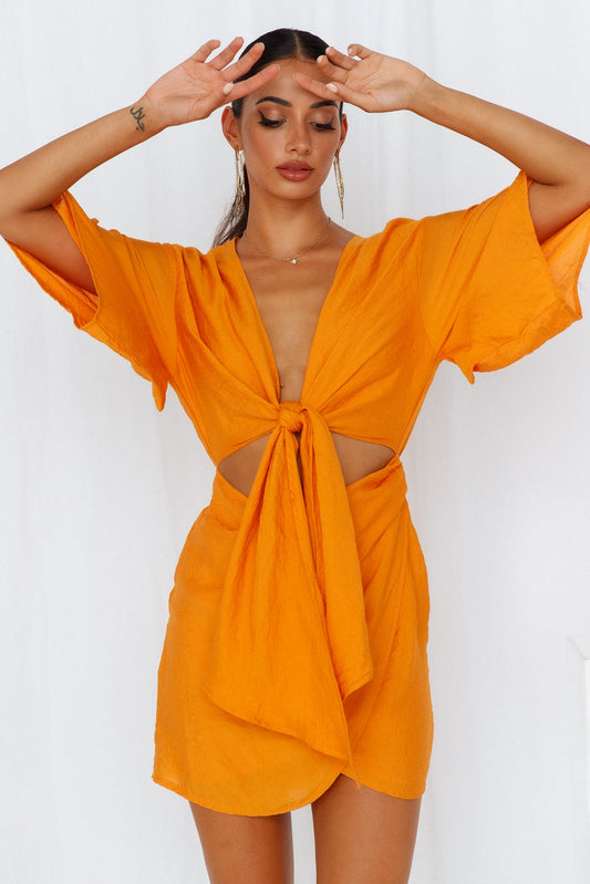 Saharan Heat Dress Orange