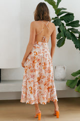 Step Step Maxi Dress orange