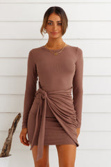 Forever In Limbo Dress Brown