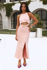 Sunlight Waltzing Maxi Dress Pink