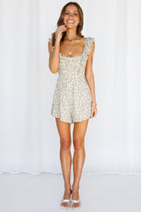 Needs And Wants Romper Yellow