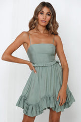 Waves Of Love Dress Olive