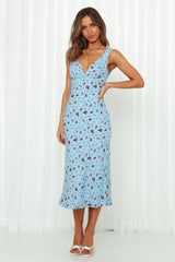 Lady Love Midi Dress Blue