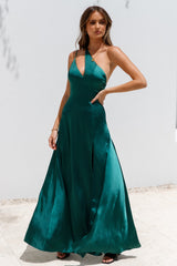 DEAR EMILIA Fern Gully Maxi Dress Green