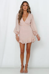 Like Clockwork Dress Nude