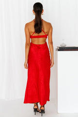 Airy Lover Maxi Dress Red