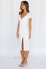 Stunning Stella Midi Dress White