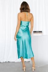 True Savage Midi Dress Aqua