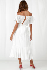 Good As You Midi Dress White