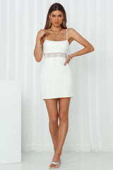 Line Up Dress White