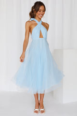 Little Tulle Much Midi Dress Blue