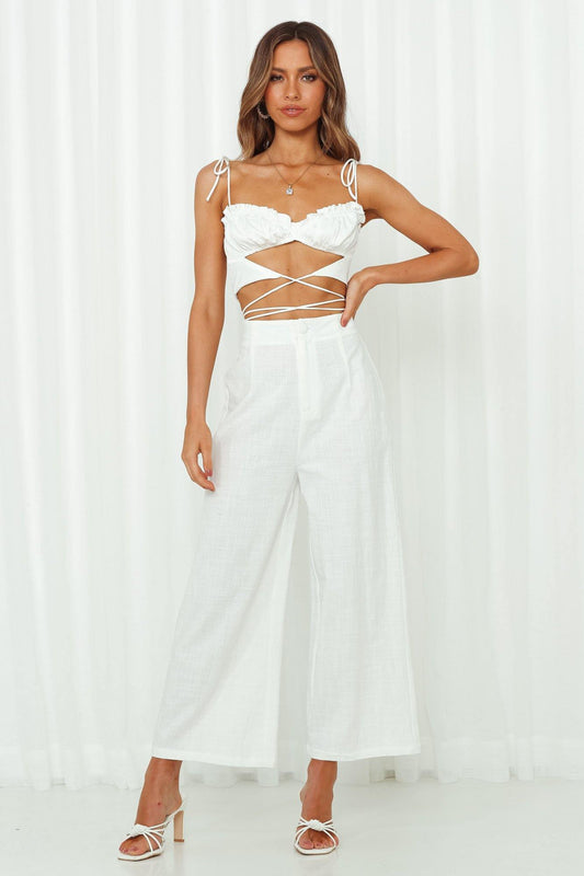 Staple Stelly Pants White