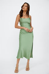 Streets of Paris Maxi Dress Green