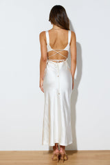 How Bout You Midi Dress Cream