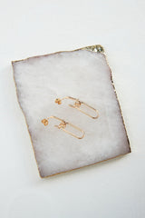 Staple Bling Earrings Gold