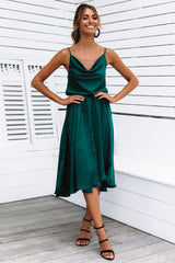 Bayshore Midi Dress Forest Green