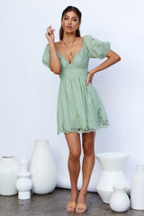 Super Sherbet Dress Sage