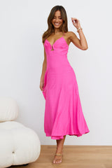 Unspoken Desire Maxi Dress Pink