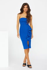 Hand Of Cards Dress Blue