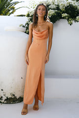 Golden Thoughts Maxi Dress Orange