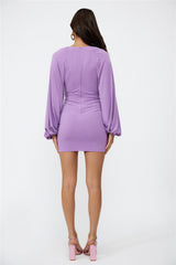 Our Little Secret Mini Dress Purple