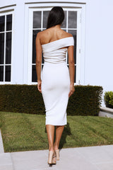 Full Of Grace Midi Dress White