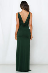 Bullseye Maxi Dress Forest Green