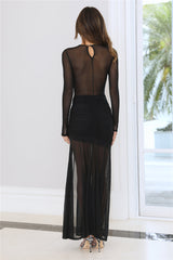 RUNAWAY Olivia Maxi Dress Black