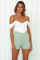 Abbey Girl Shorts Sage