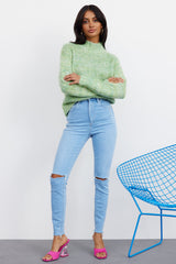 Ascent To Cuteness Knit Jumper Green